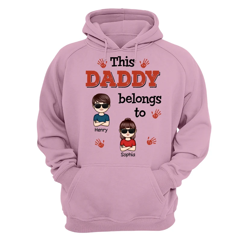 This Daddy Grandpa Belongs To Crossed Arm Kids Personalized Shirt - Image 15