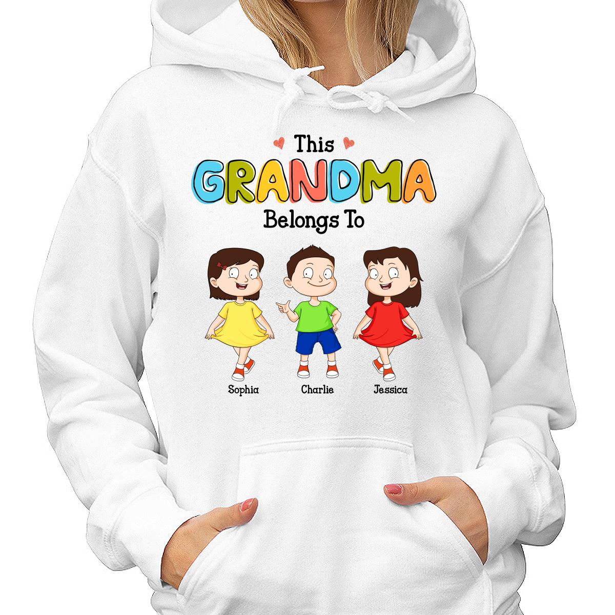 This Grandma Belong To Adorable Kids Personalized Shirt - Image 4