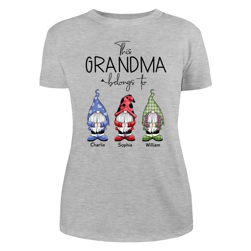 This Grandma Belongs To Little Gnomes Personalized Shirt - Image 10