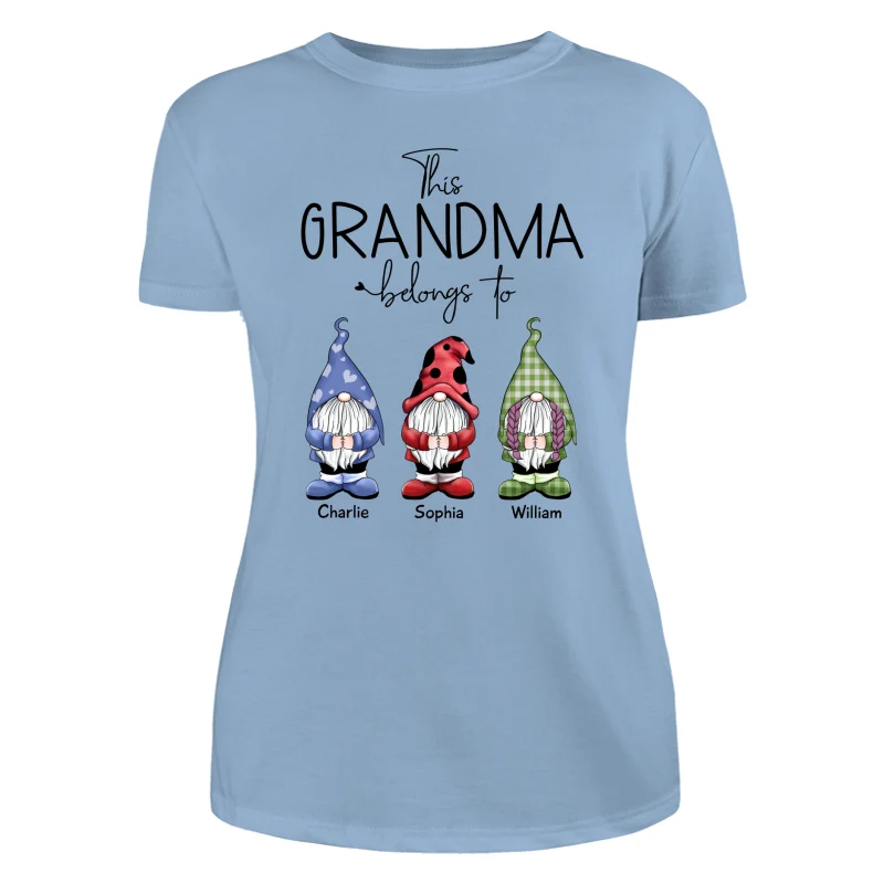 This Grandma Belongs To Little Gnomes Personalized Shirt - Image 11