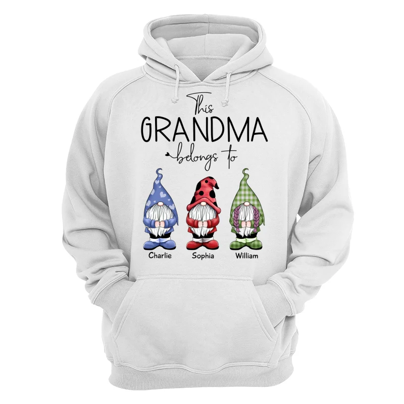 This Grandma Belongs To Little Gnomes Personalized Shirt - Image 12