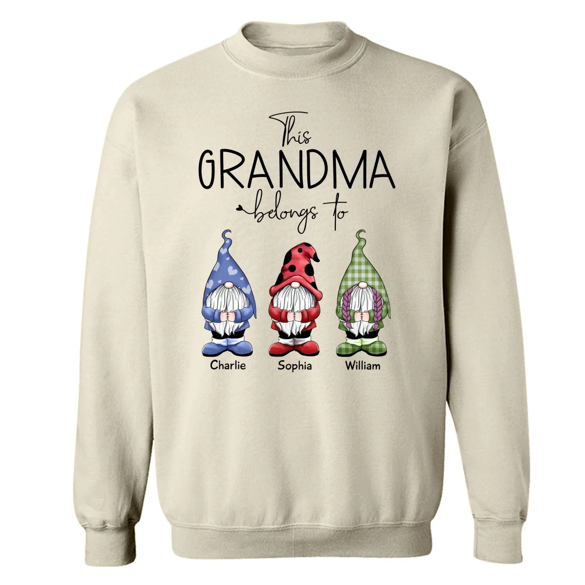 This Grandma Belongs To Little Gnomes Personalized Shirt - Image 17