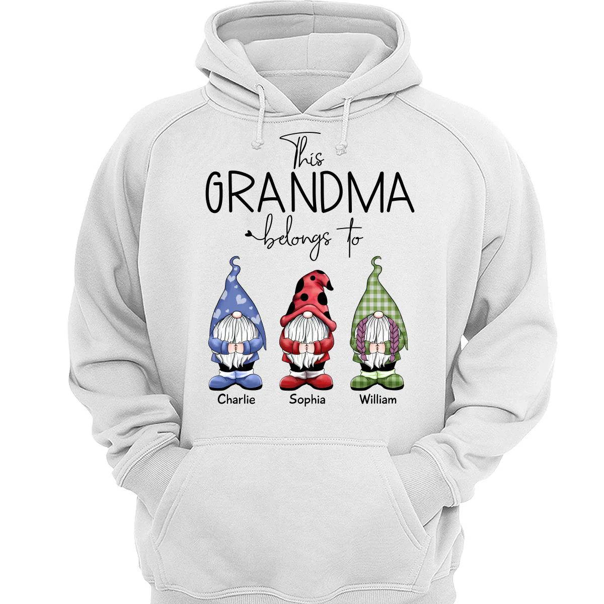 This Grandma Belongs To Little Gnomes Personalized Shirt - Image 3