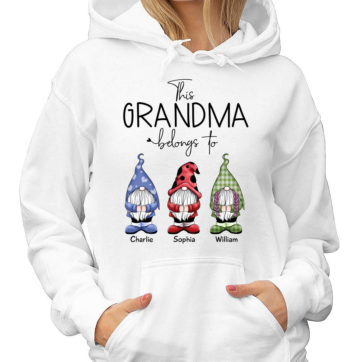 This Grandma Belongs To Little Gnomes Personalized Shirt - Image 4