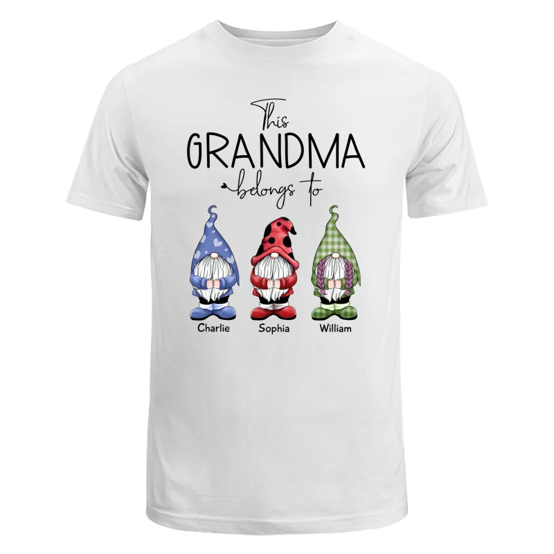 This Grandma Belongs To Little Gnomes Personalized Shirt - Image 5