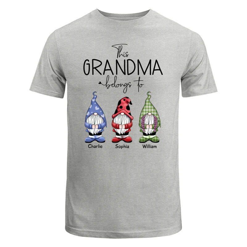 This Grandma Belongs To Little Gnomes Personalized Shirt - Image 7
