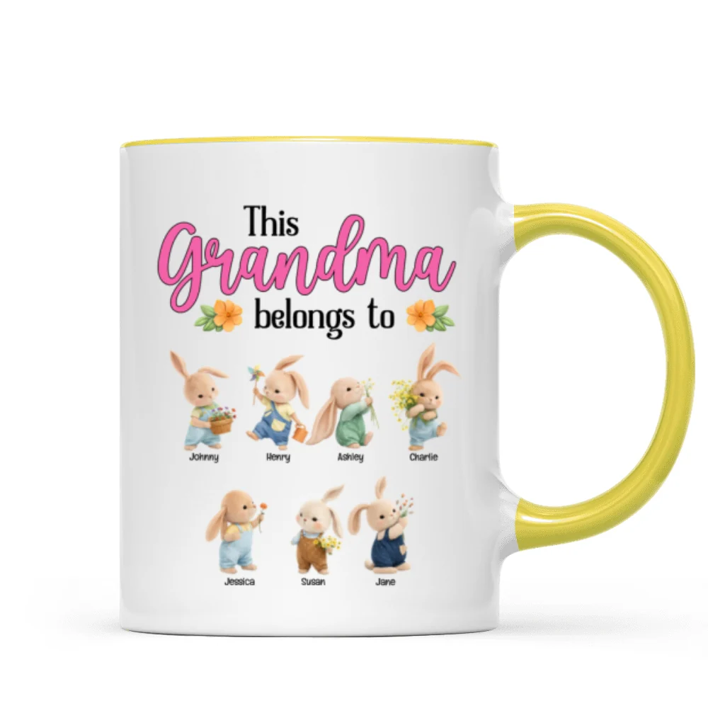 This Grandma Belongs To - Personalized Mug - Easter Gift For Grandma - Image 14