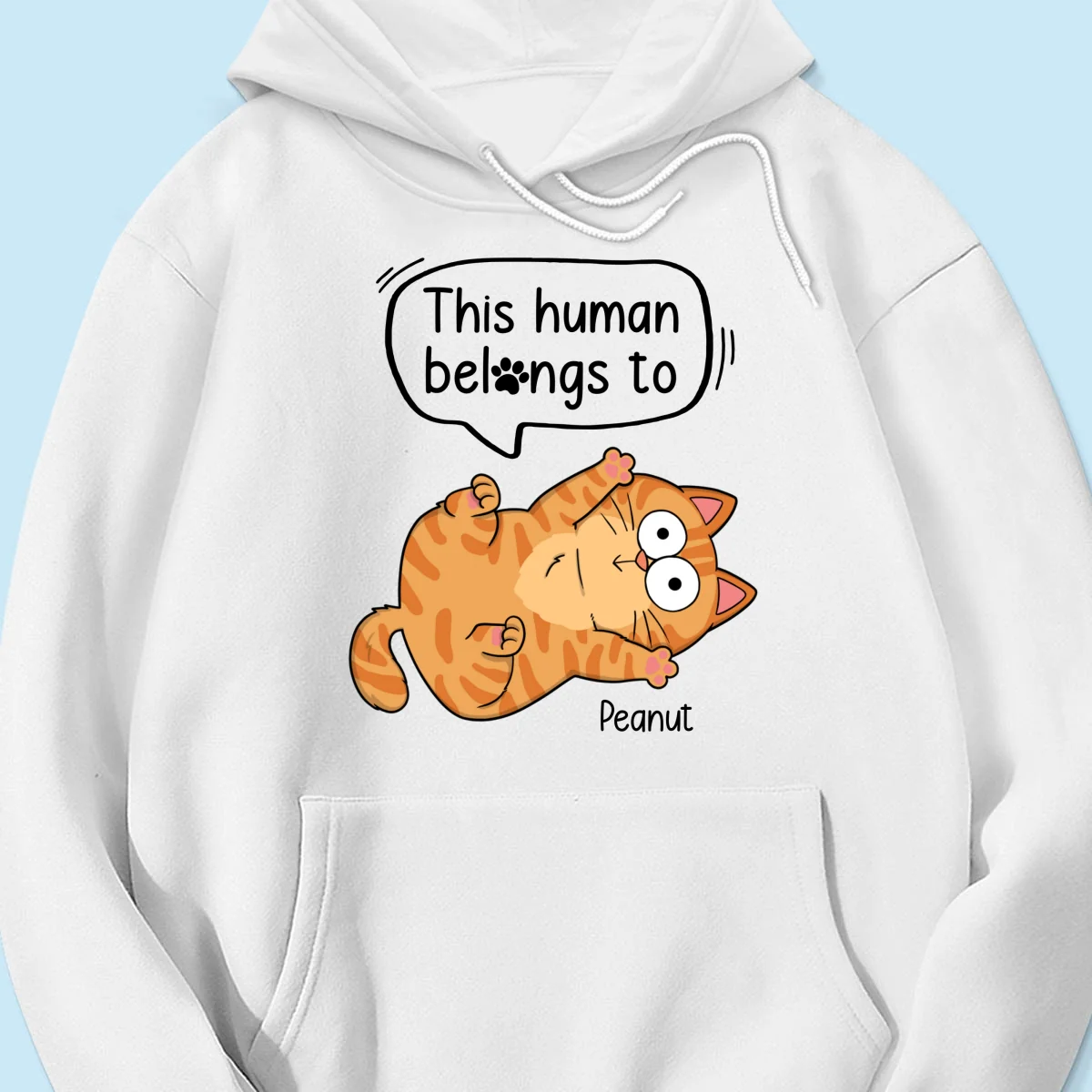 This Human Belongs To Naughty Cats Personalized Shirt - Image 15