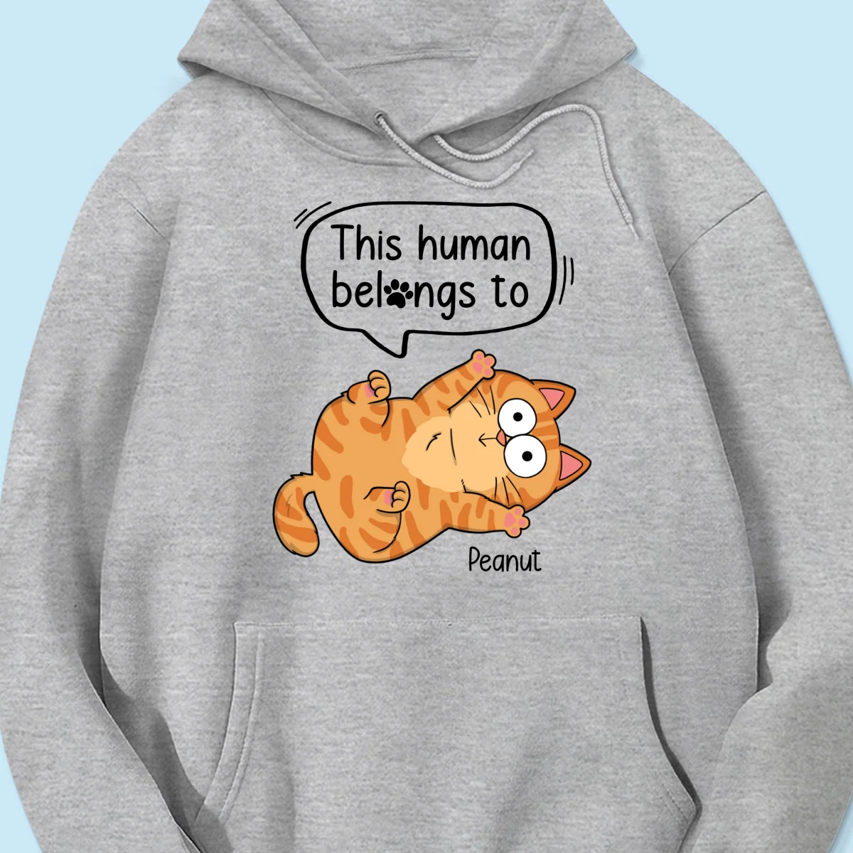 This Human Belongs To Naughty Cats Personalized Shirt - Image 16