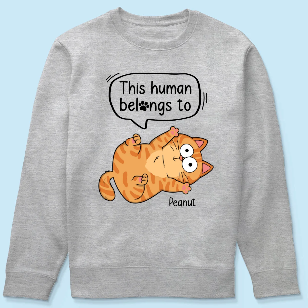 This Human Belongs To Naughty Cats Personalized Shirt - Image 20
