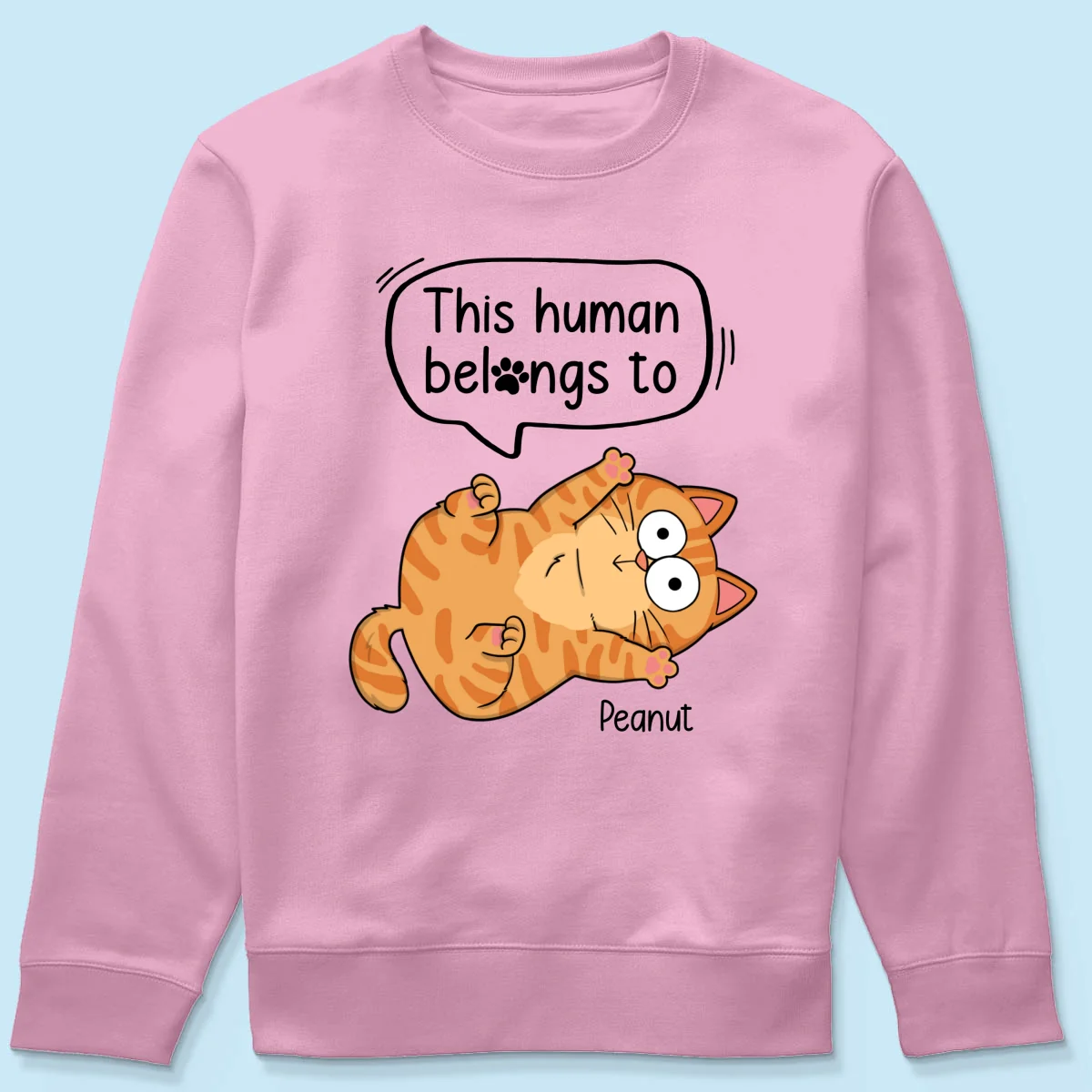 This Human Belongs To Naughty Cats Personalized Shirt - Image 21
