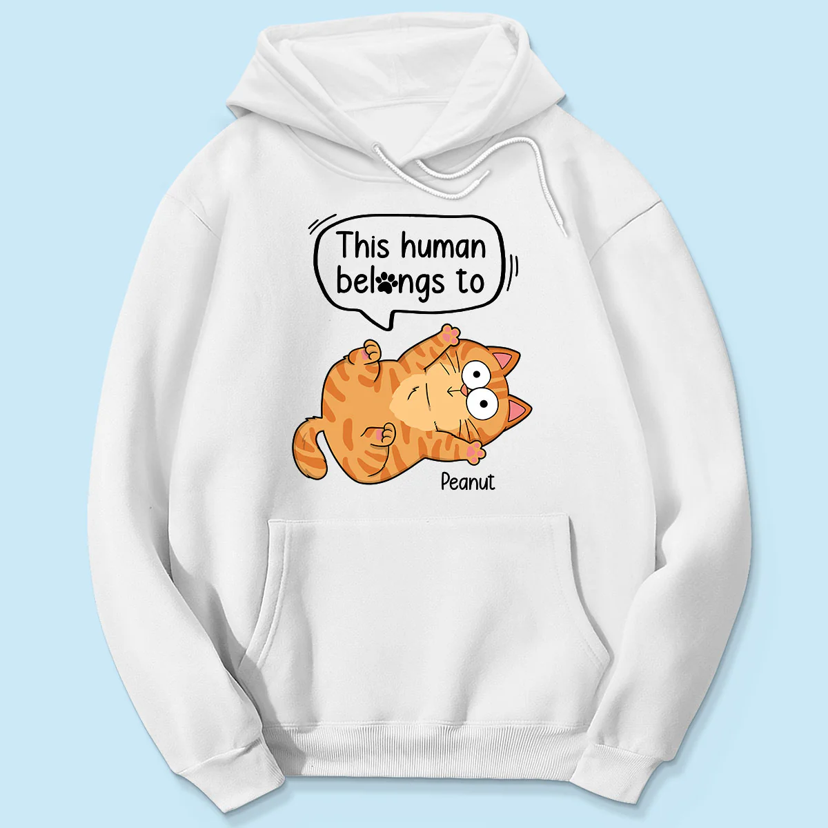 This Human Belongs To Naughty Cats Personalized Shirt - Image 5
