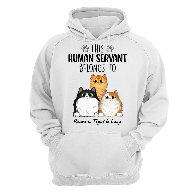This Human Servants Belongs To Fluffy Cats Personalized Shirt - Image 13
