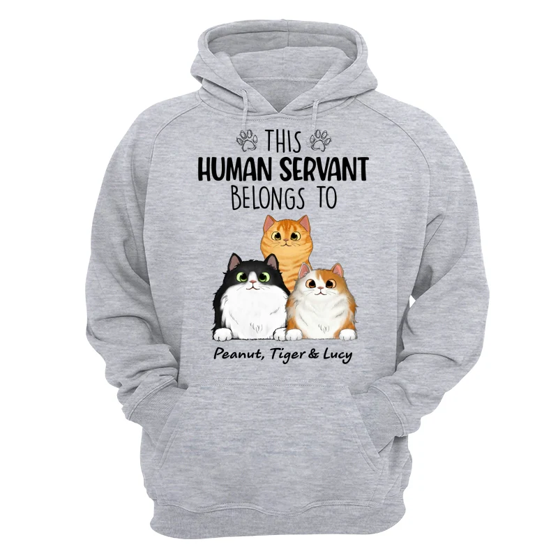 This Human Servants Belongs To Fluffy Cats Personalized Shirt - Image 14