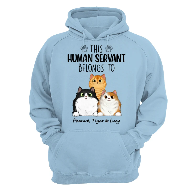 This Human Servants Belongs To Fluffy Cats Personalized Shirt - Image 16
