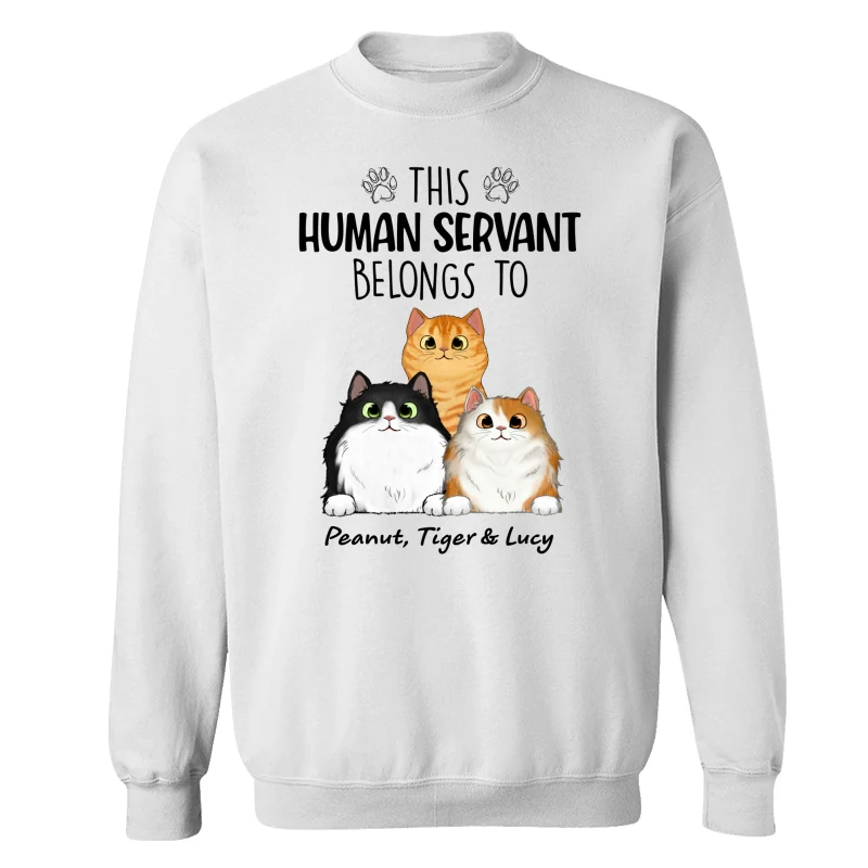 This Human Servants Belongs To Fluffy Cats Personalized Shirt - Image 17