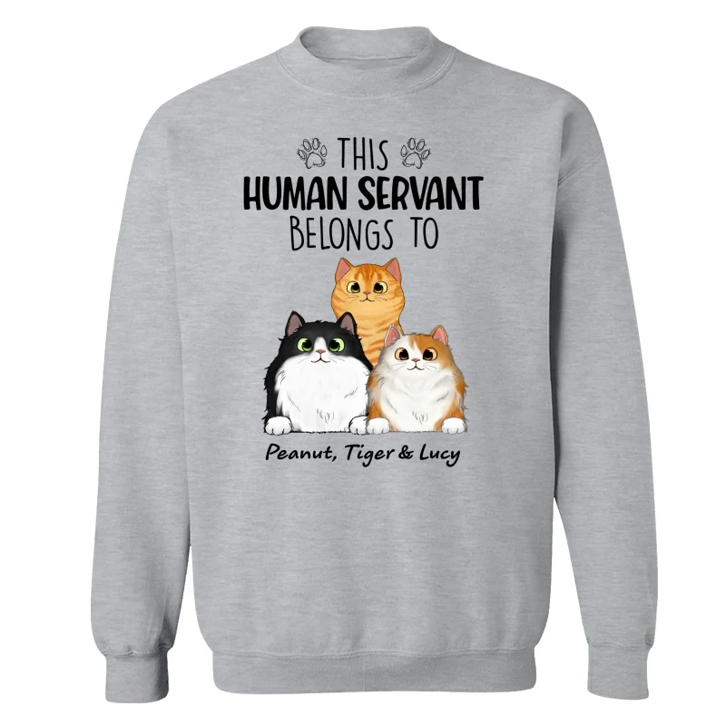 This Human Servants Belongs To Fluffy Cats Personalized Shirt - Image 18