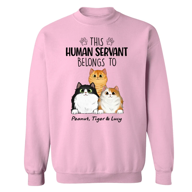 This Human Servants Belongs To Fluffy Cats Personalized Shirt - Image 19