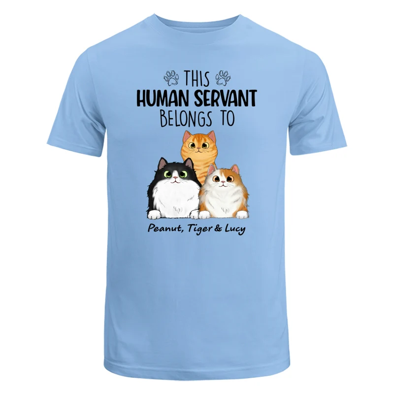 This Human Servants Belongs To Fluffy Cats Personalized Shirt - Image 8