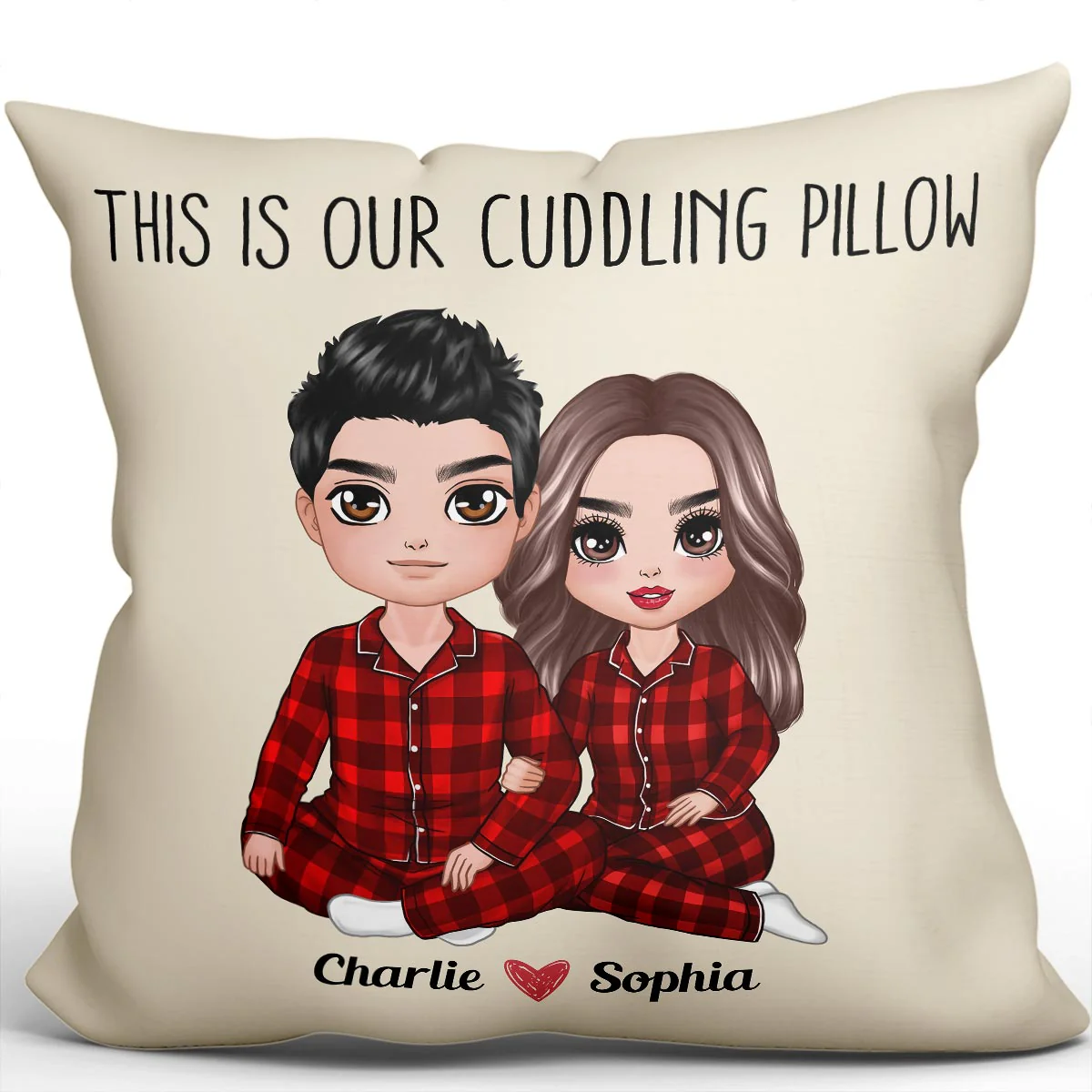 This Is Our Cuddling Personalize Pillow - Valentine‘s Day Gift - Gift For Him Gift For Her
