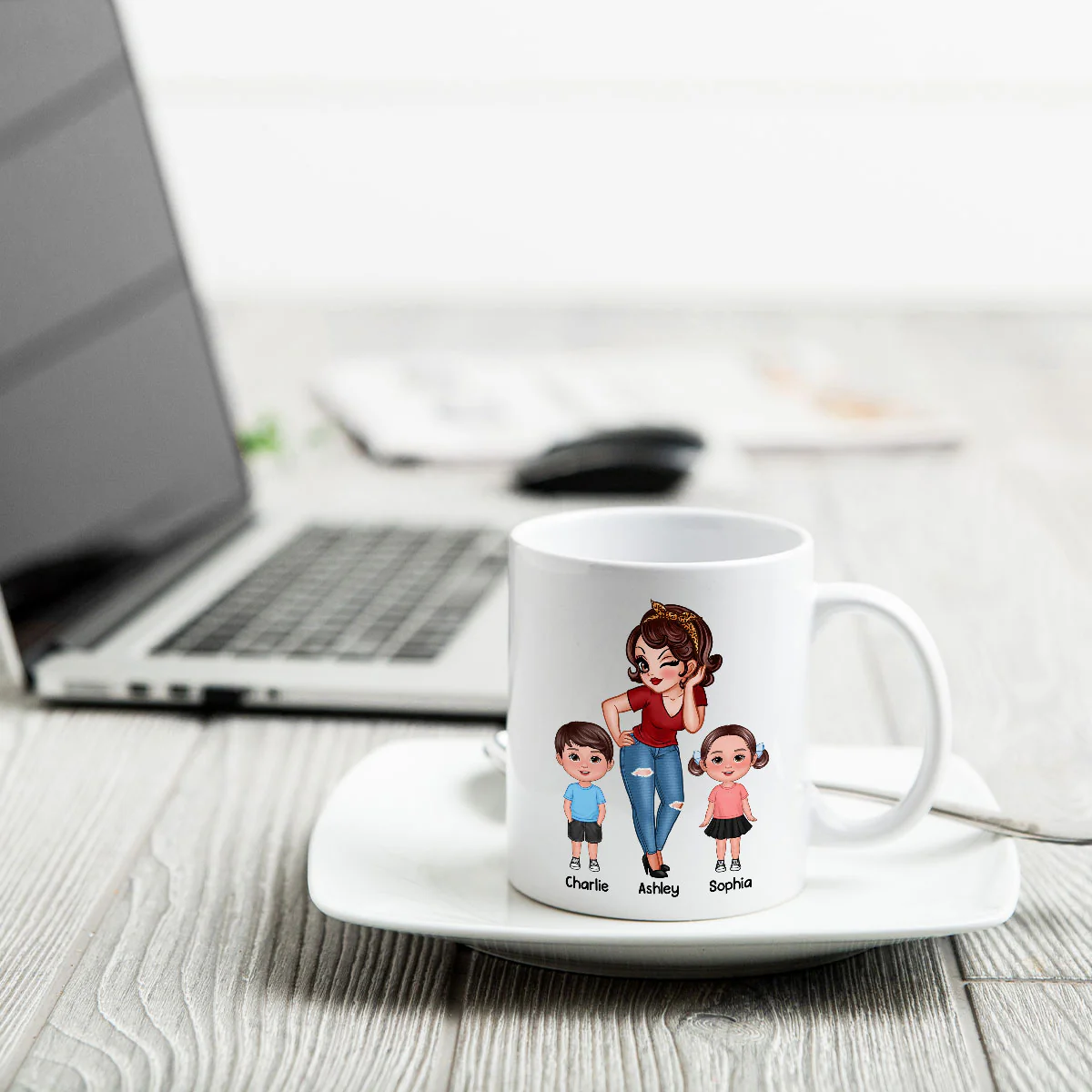 This Mug Belongs To The World Best Grandma Personalized Mug - Image 4