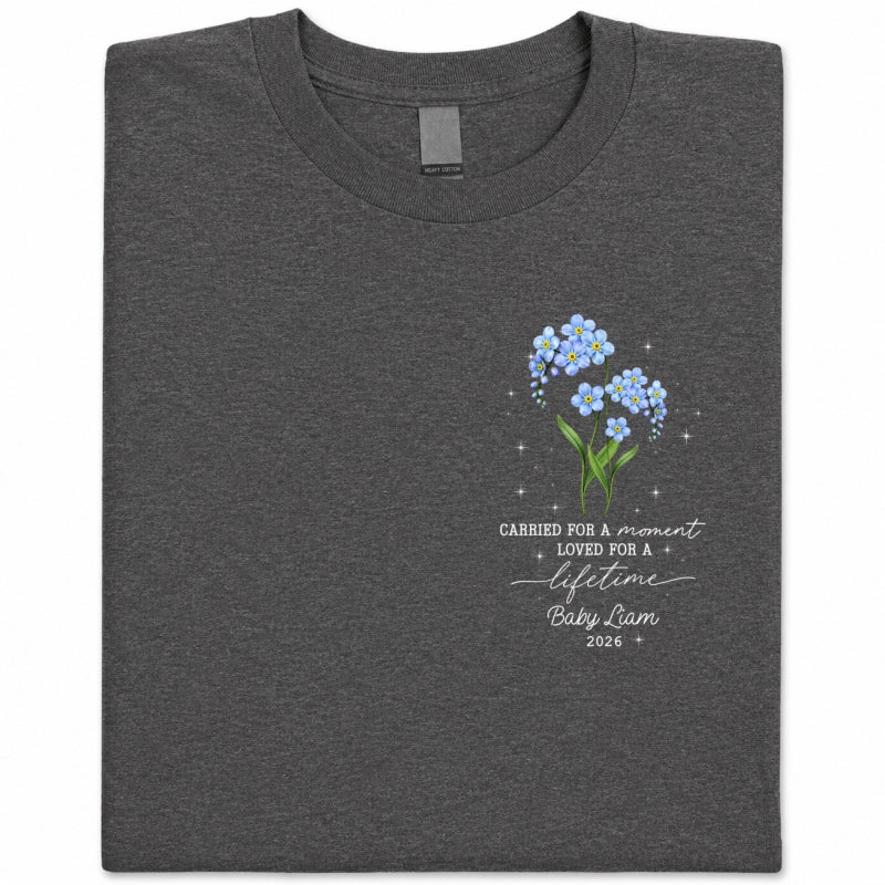 Tiny Bloom Forever - Personalized Shirt - Memorial Sympathy Gift for Baby Loss - Image 13