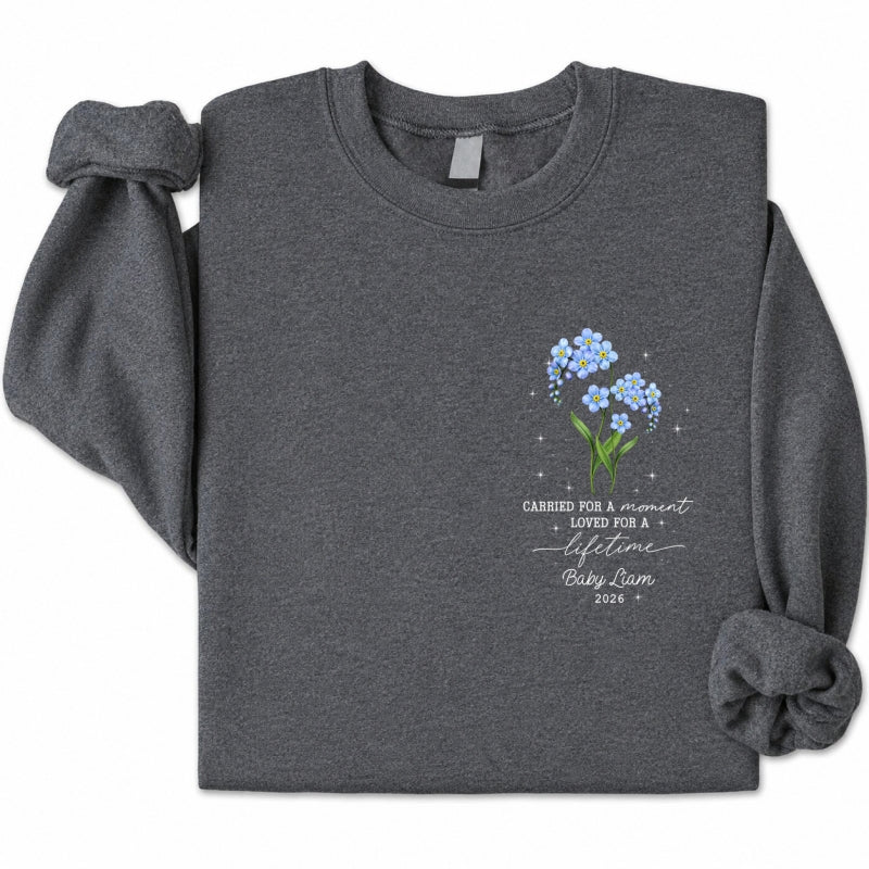 Tiny Bloom Forever - Personalized Shirt - Memorial Sympathy Gift for Baby Loss - Image 16