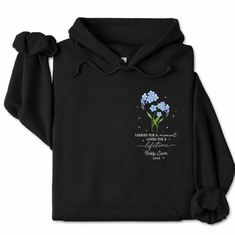 Tiny Bloom Forever - Personalized Shirt - Memorial Sympathy Gift for Baby Loss - Image 17