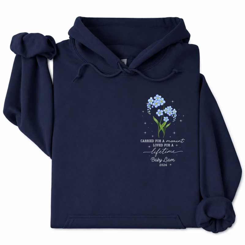Tiny Bloom Forever - Personalized Shirt - Memorial Sympathy Gift for Baby Loss - Image 18