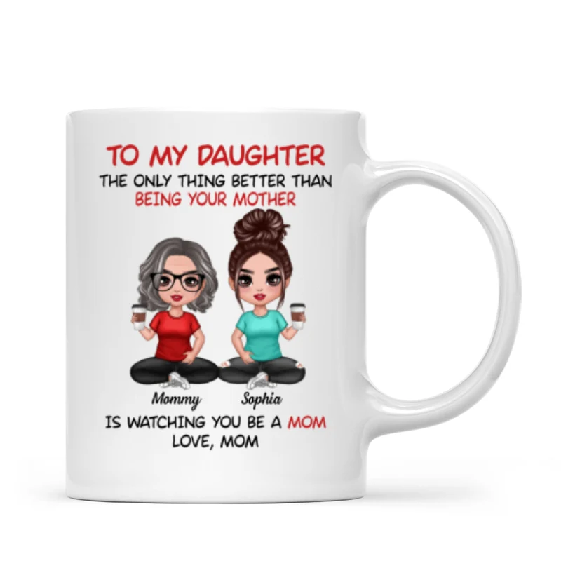 To My Daughter From Mom - Personalized Mug - Heartfelt Gift For Daughter - Image 6