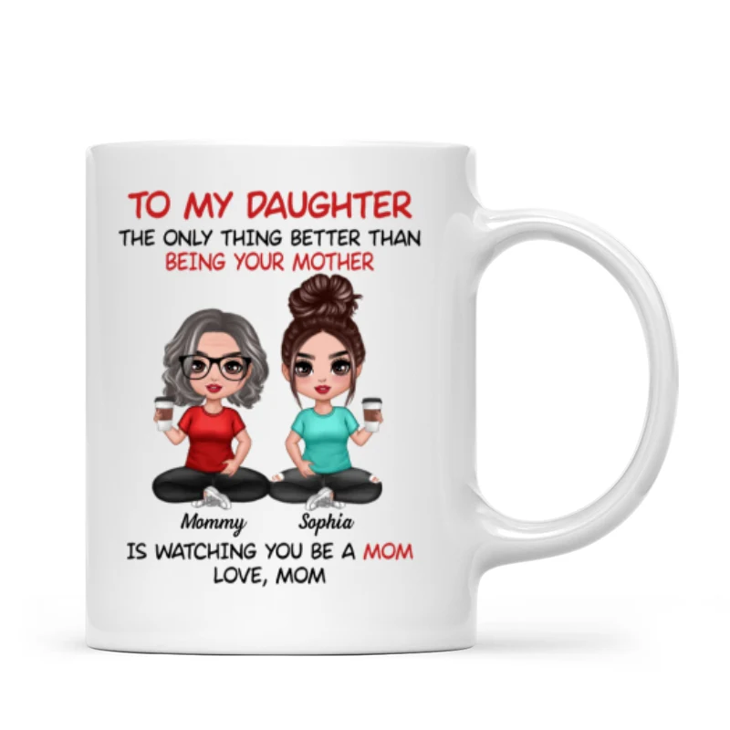 To My Daughter From Mom - Personalized Mug - Heartfelt Gift For Daughter - Image 7