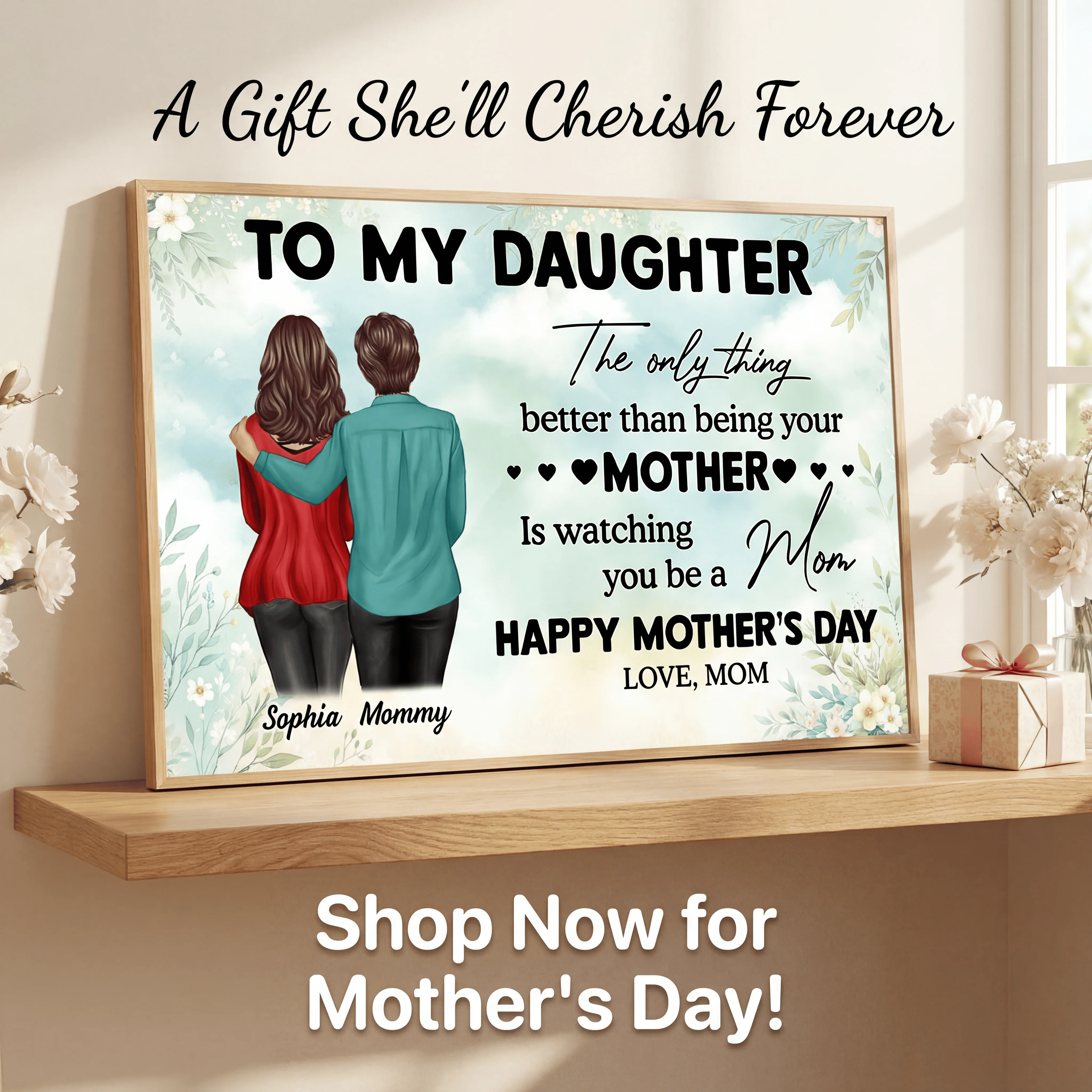 To My Daughter From Mom - Personalized Poster - Heartfelt Gift For Daughter - Image 10