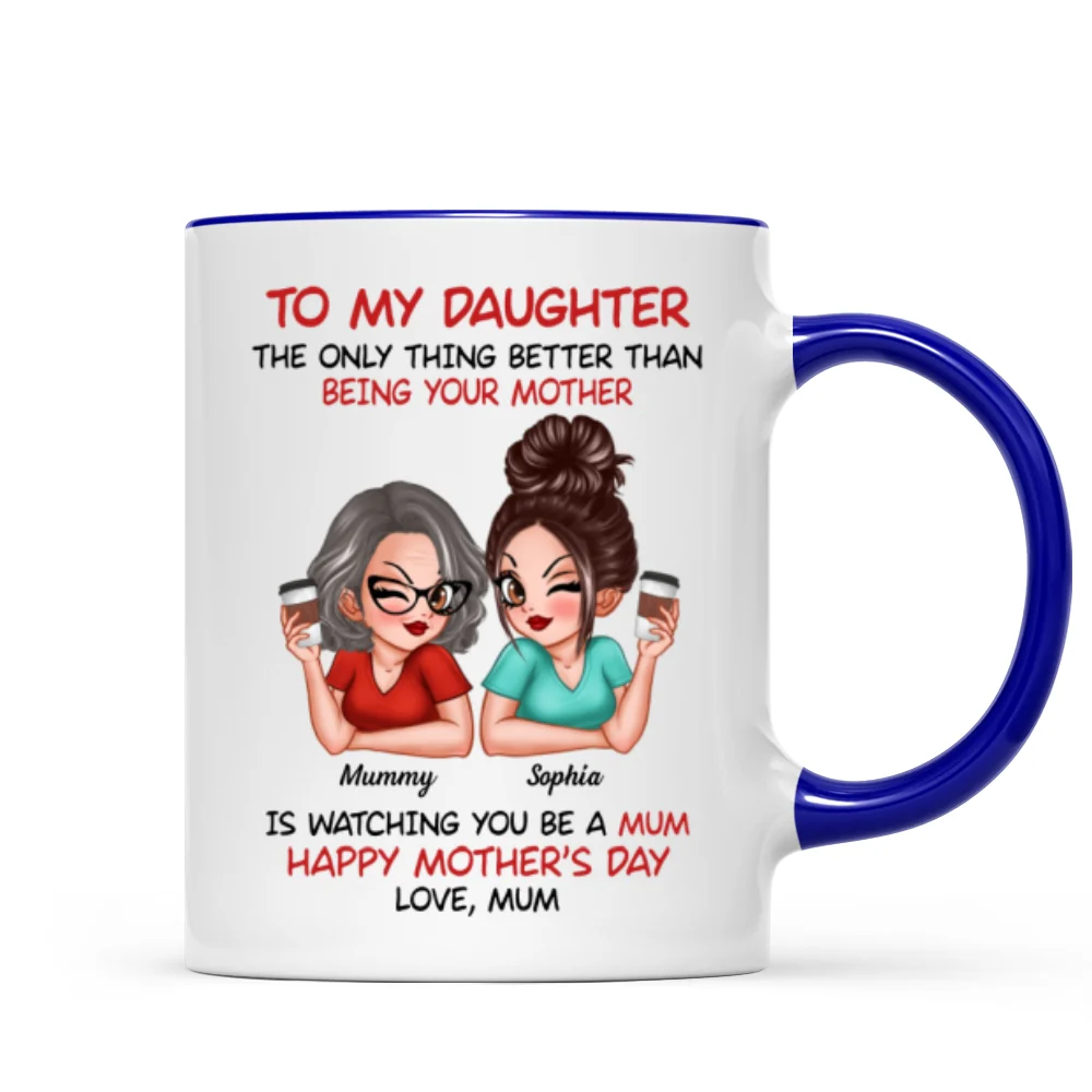 To My Daughter From Mum Happy Mother's Day - Personalised Mug - Mother's Day Gift For Daughter - Image 15