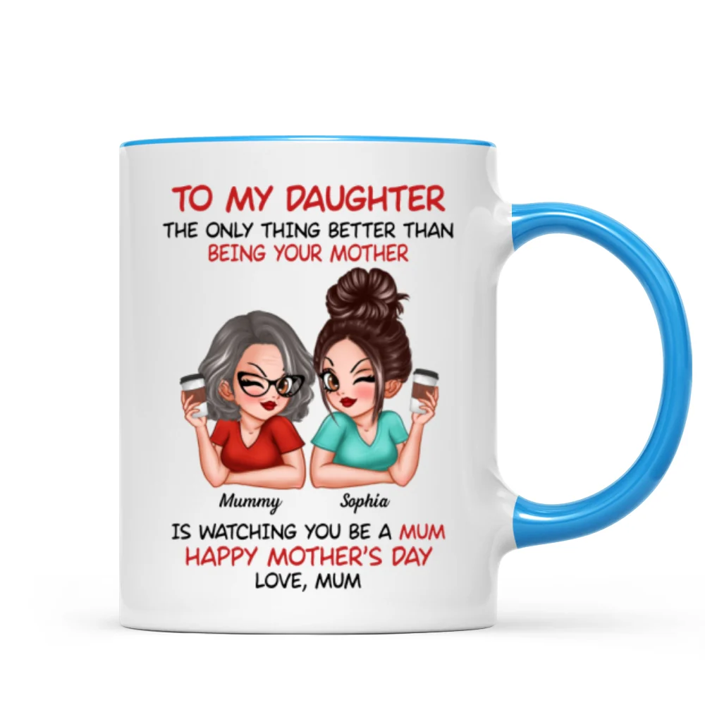 To My Daughter From Mum Happy Mother's Day - Personalised Mug - Mother's Day Gift For Daughter - Image 17