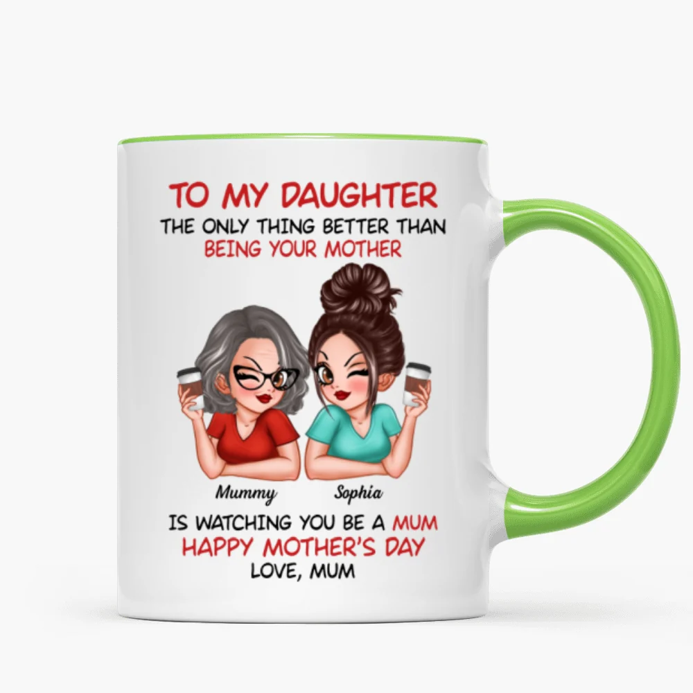 To My Daughter From Mum Happy Mother's Day - Personalised Mug - Mother's Day Gift For Daughter - Image 19