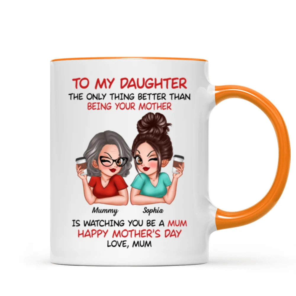 To My Daughter From Mum Happy Mother's Day - Personalised Mug - Mother's Day Gift For Daughter - Image 20