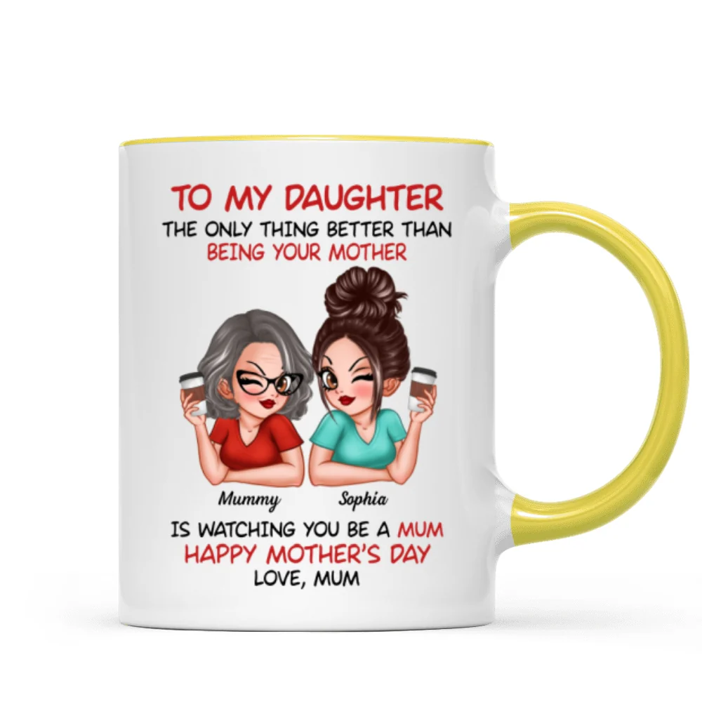 To My Daughter From Mum Happy Mother's Day - Personalised Mug - Mother's Day Gift For Daughter - Image 21