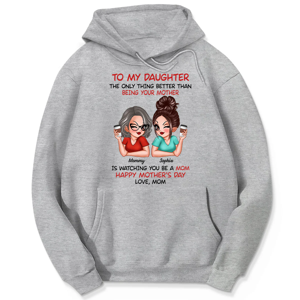 To My Daughter Happy Mother‘s Day Personalized Shirt - Image 5