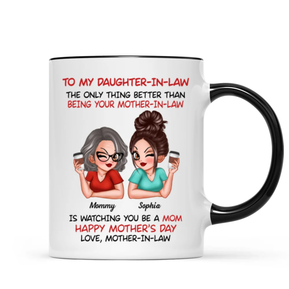 To My Daughter-In-Law Happy Mother‘s Day Personalized Mug - Image 7