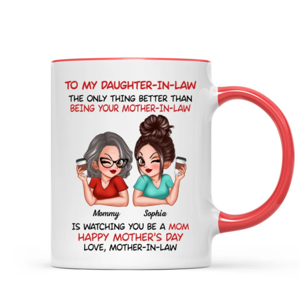 To My Daughter-In-Law Happy Mother‘s Day Personalized Mug - Image 9
