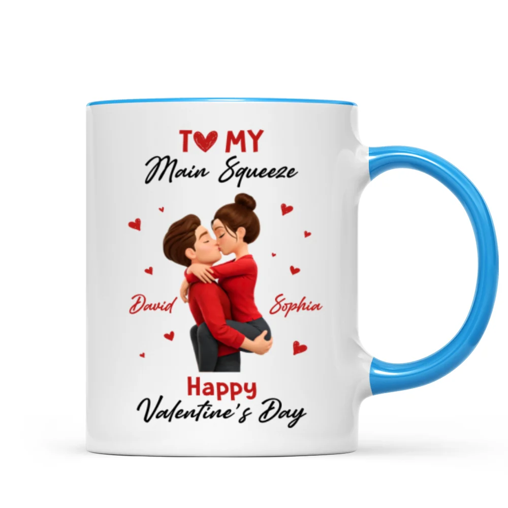 To My Main Squeeze Happy Valentine's Day - Personalized Mug - Unique Valentine's Day Gift for Her - Image 11