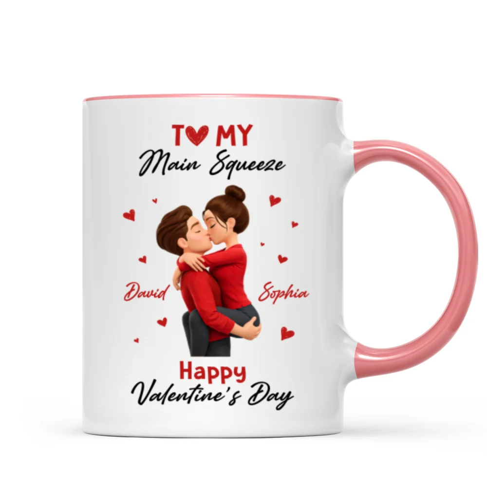 To My Main Squeeze Happy Valentine's Day - Personalized Mug - Unique Valentine's Day Gift for Her - Image 12