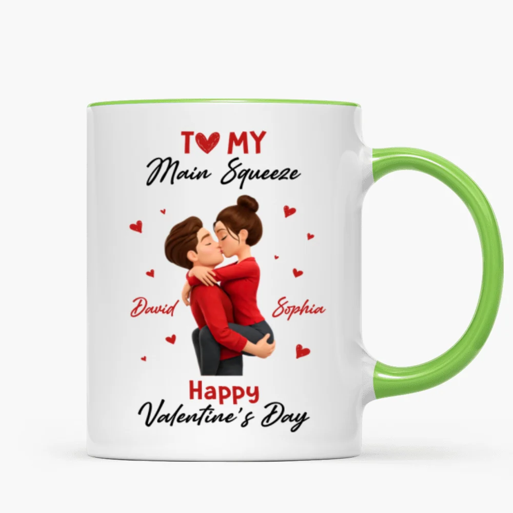 To My Main Squeeze Happy Valentine's Day - Personalized Mug - Unique Valentine's Day Gift for Her - Image 13