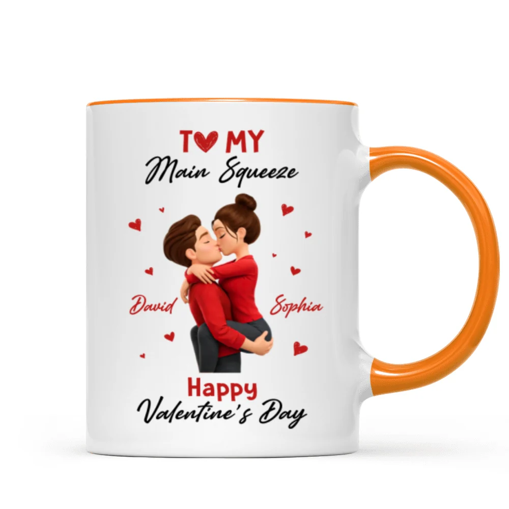 To My Main Squeeze Happy Valentine's Day - Personalized Mug - Unique Valentine's Day Gift for Her - Image 14
