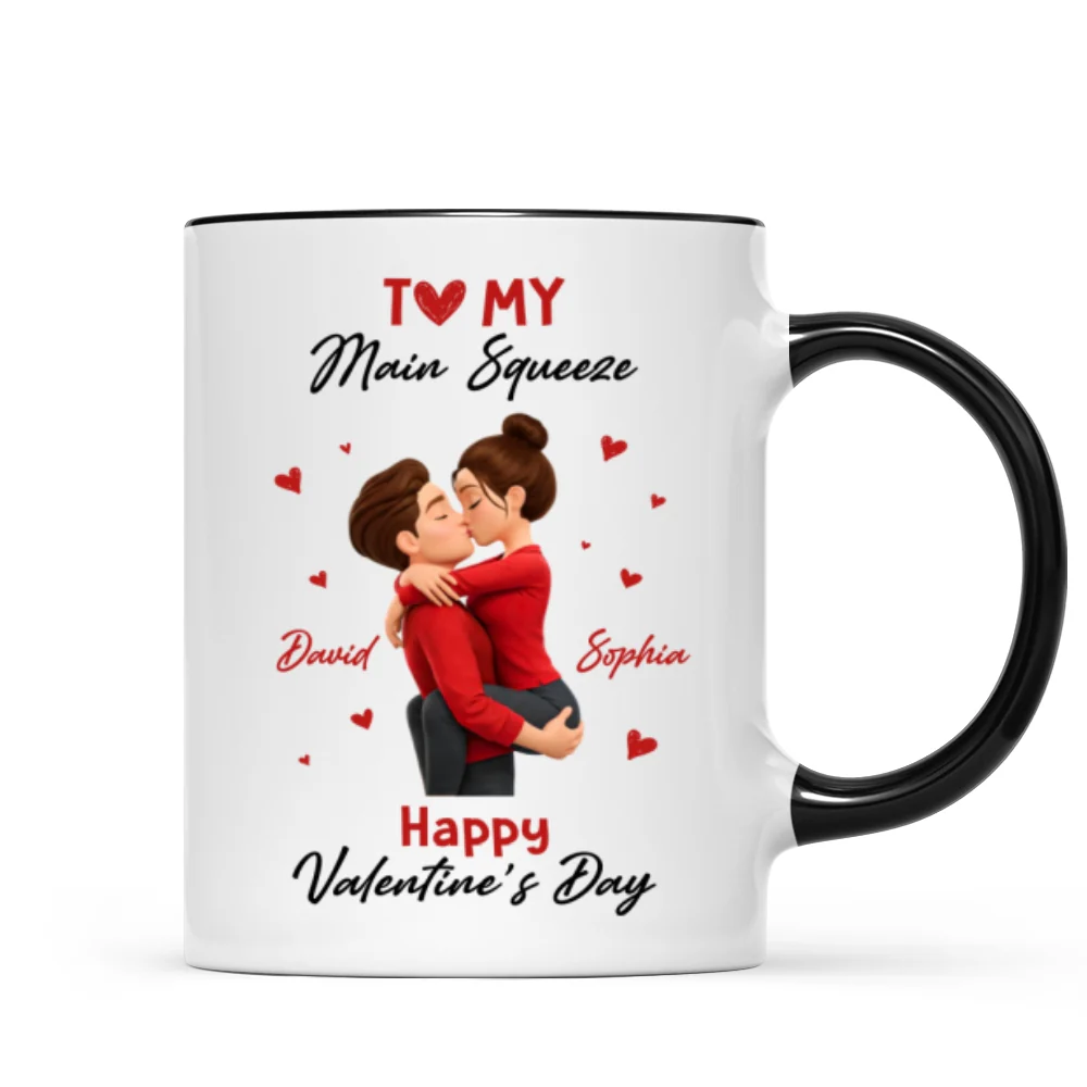 To My Main Squeeze Happy Valentine's Day - Personalized Mug - Unique Valentine's Day Gift for Her - Image 8