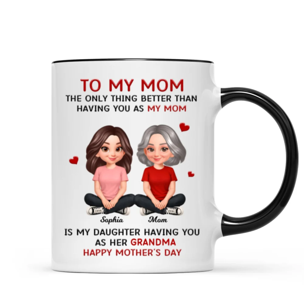 To My Mom The Only Thing Better Than Having You As Mom - Personalized Mug - Mother's Day Gift For Mom - Image 11