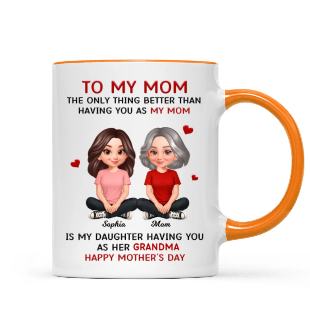 To My Mom The Only Thing Better Than Having You As Mom - Personalized Mug - Mother's Day Gift For Mom - Image 17