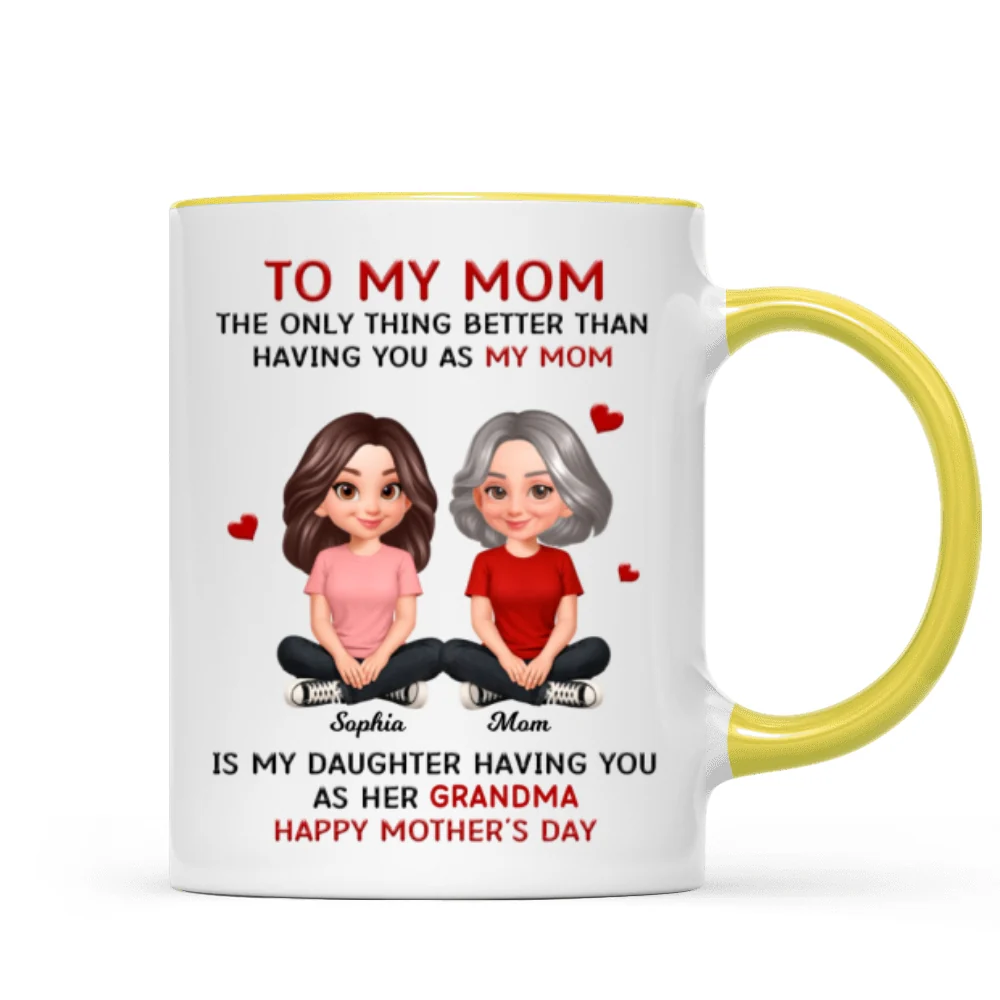 To My Mom The Only Thing Better Than Having You As Mom - Personalized Mug - Mother's Day Gift For Mom - Image 18