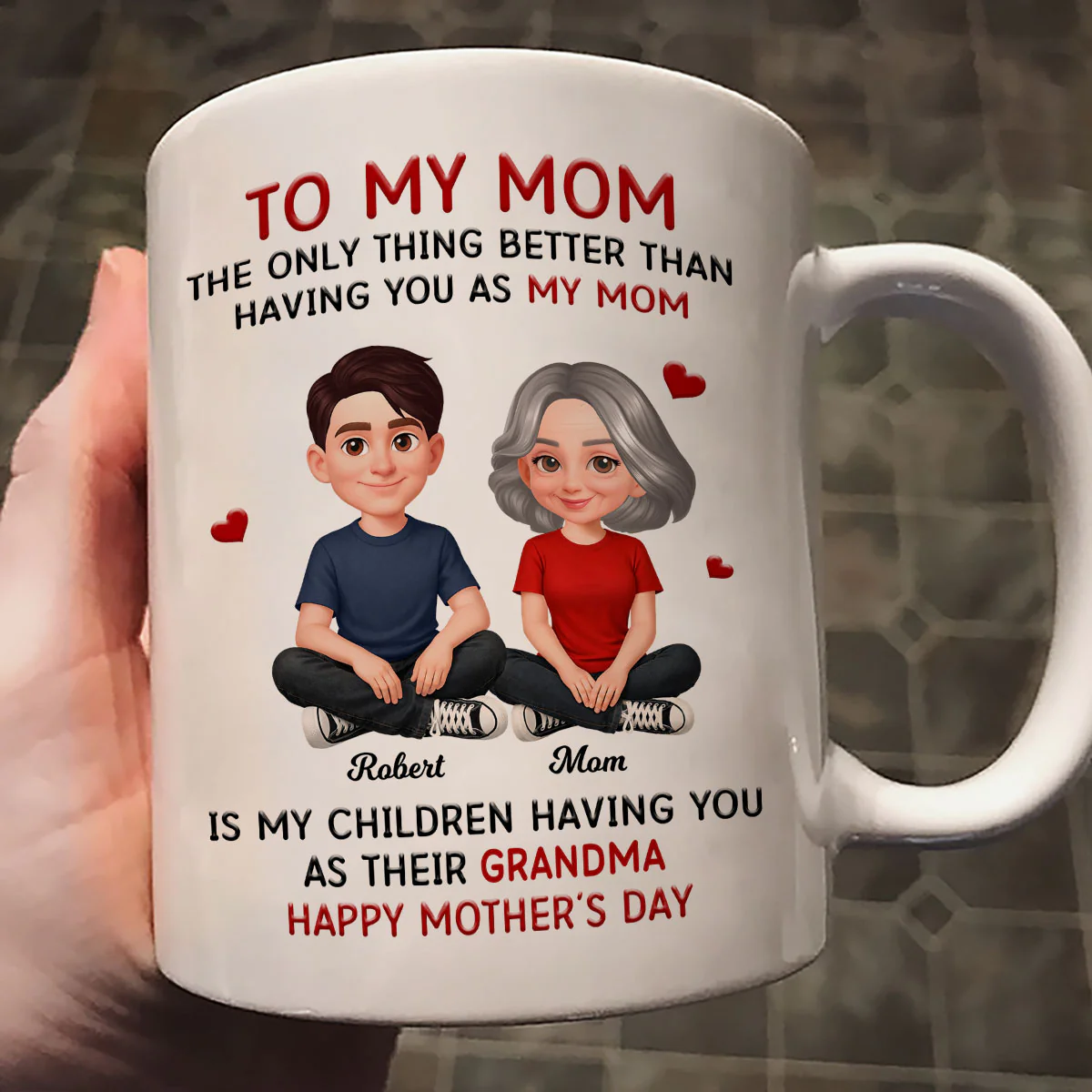 To My Mom The Only Thing Better Than Having You As Mom - Personalized Mug - Mother's Day Gift For Mom - Image 6
