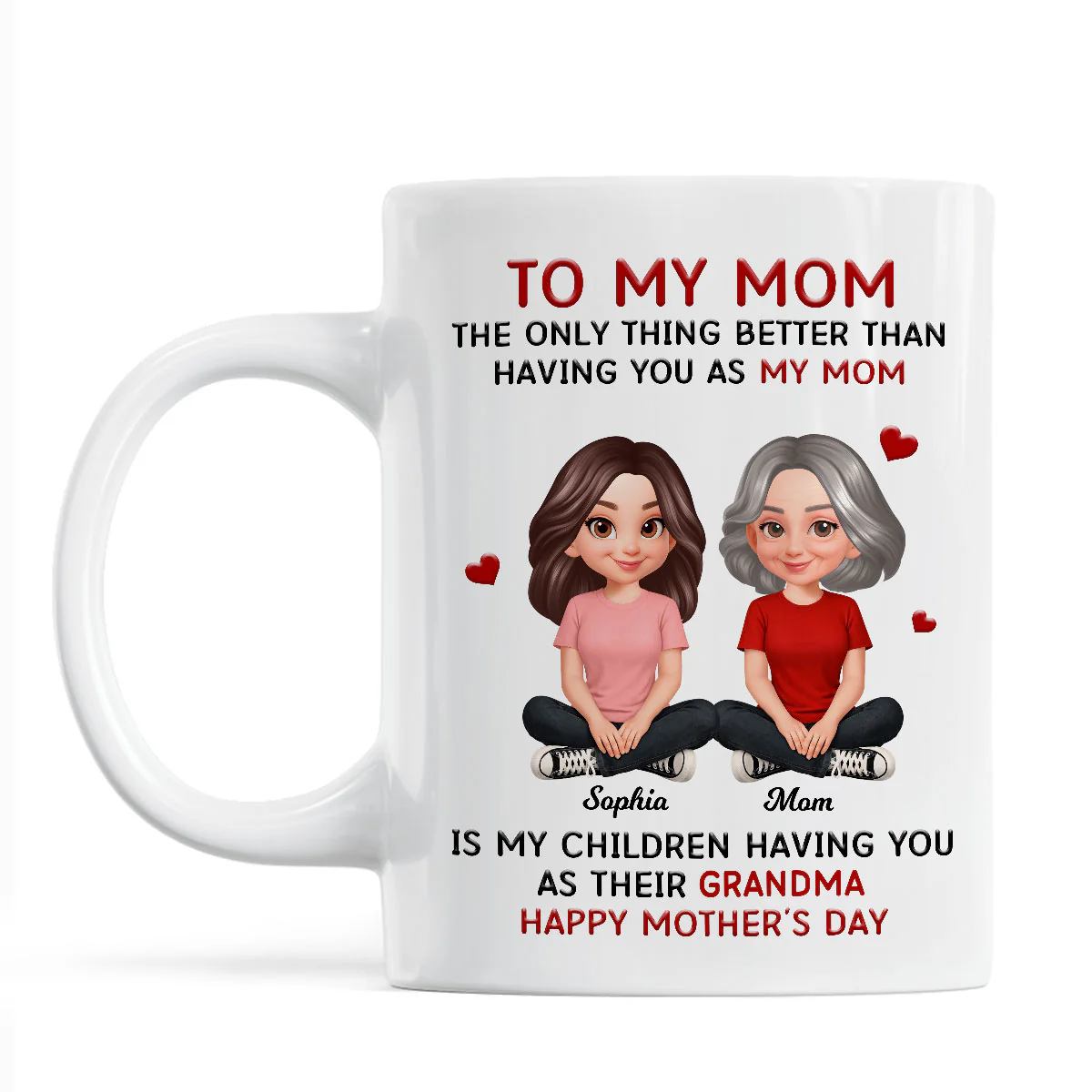 To My Mom The Only Thing Better Than Having You As Mom - Personalized Mug - Mother's Day Gift For Mom - Image 7